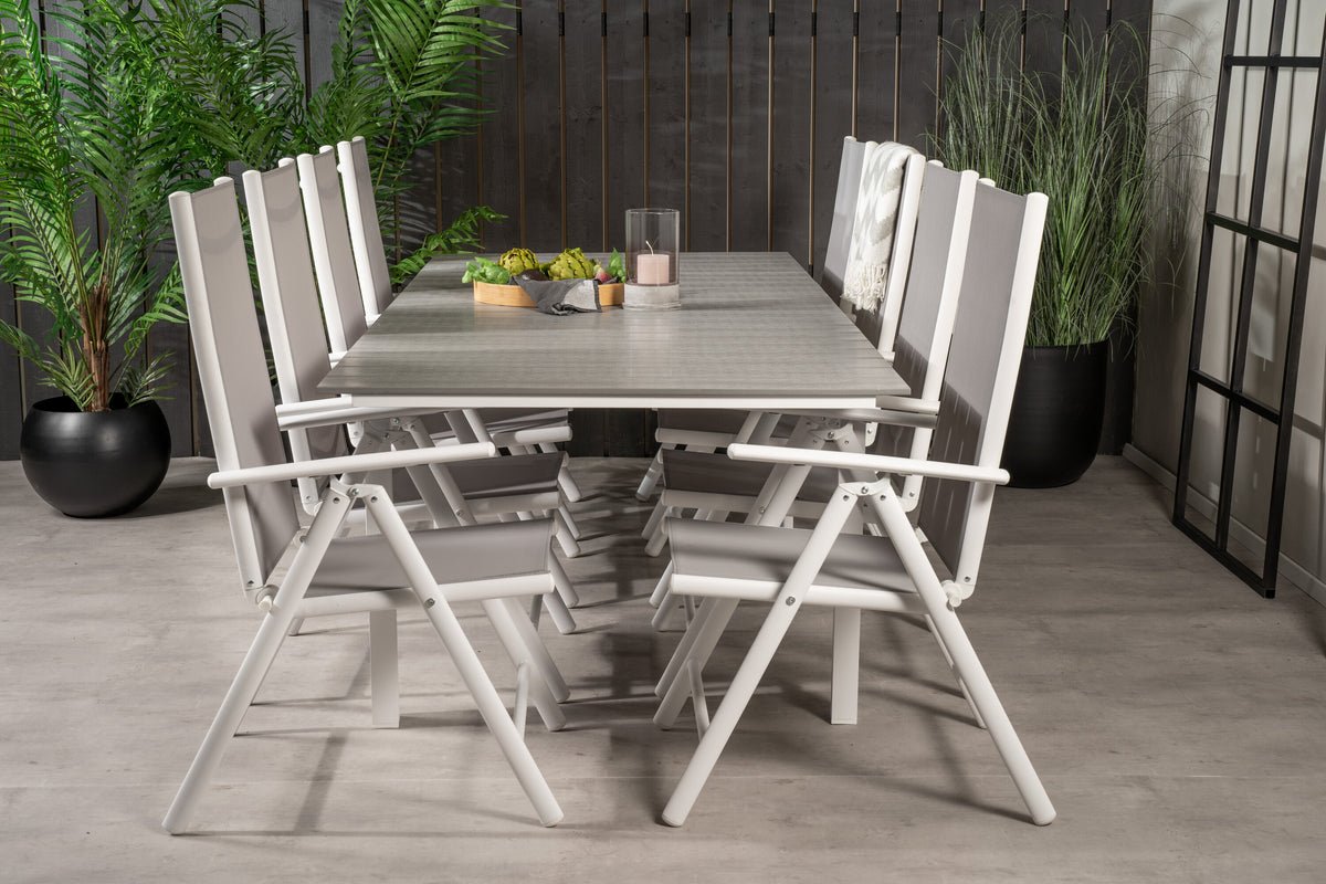Levels Matbord med Break Stolarna – Bord: 75x160x100 Stol: 62x107,5x55