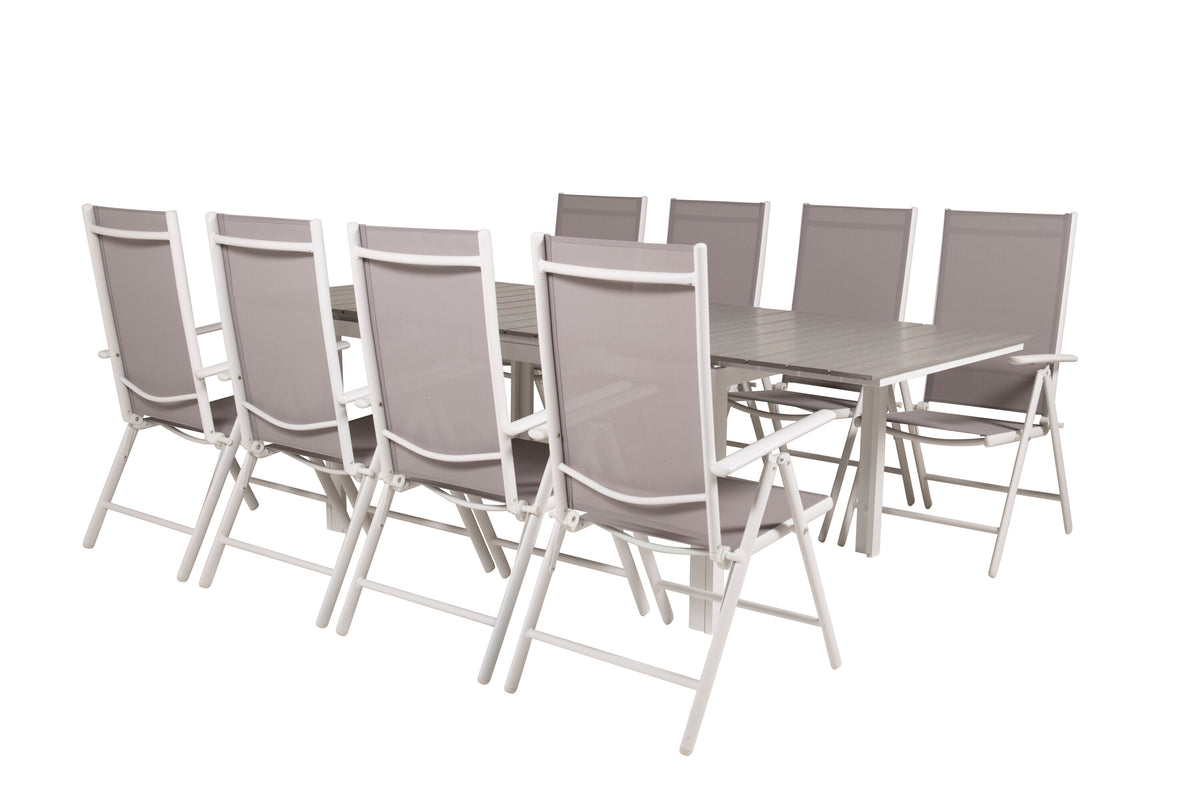 Levels Matbord med Break Stolarna – Bord: 75x160x100 Stol: 62x107,5x55