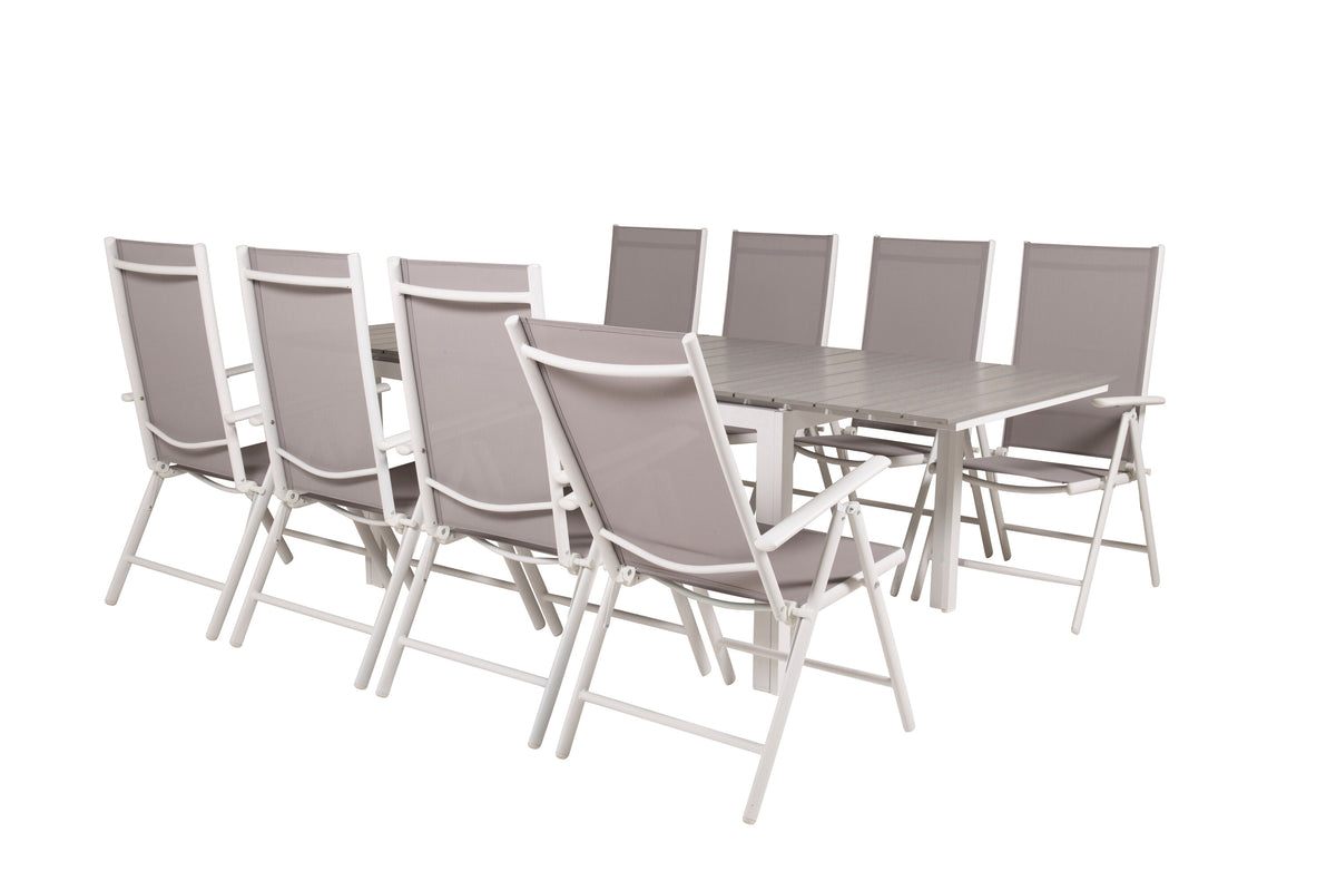 Levels Matbord med Break Stolarna – Bord: 75x160x100 Stol: 62x107,5x55