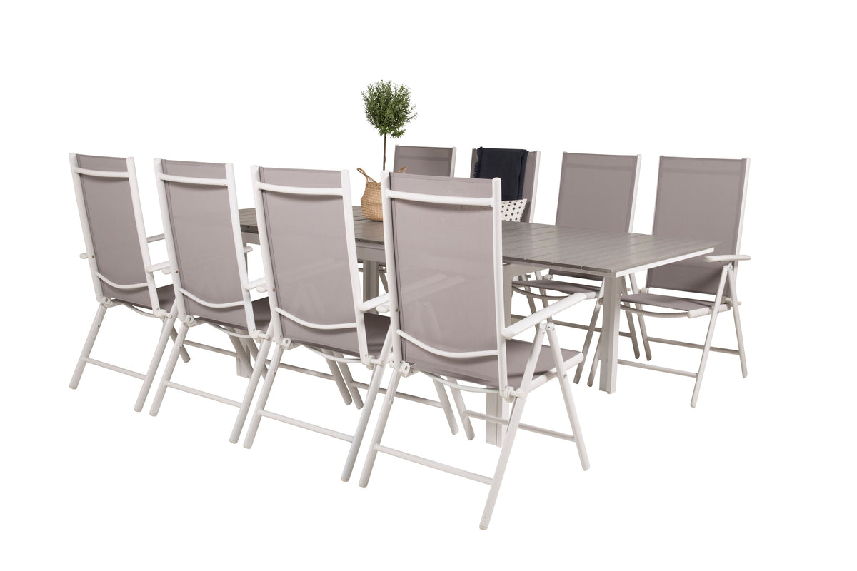 Levels Matbord med Break Stolarna – Bord: 75x160x100 Stol: 62x107,5x55