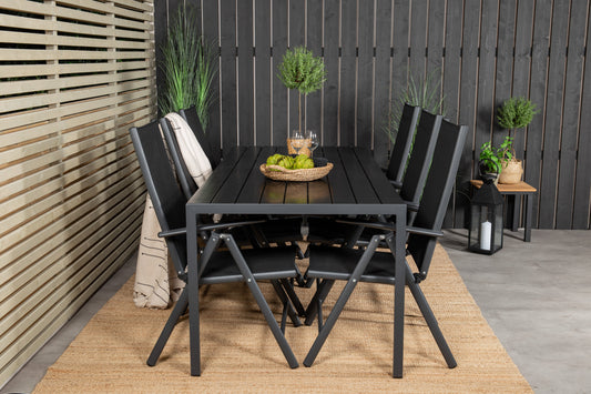 Break Matbord med Break Stolarna – Bord: 74x205x90 Stol: 62x107,5x55
