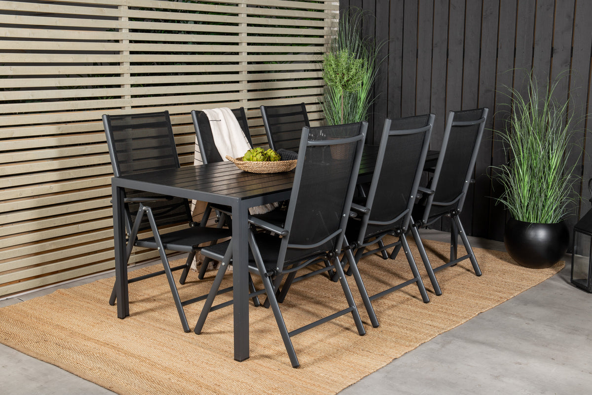 Break Matbord med Break Stolarna – Bord: 74x205x90 Stol: 62x107,5x55