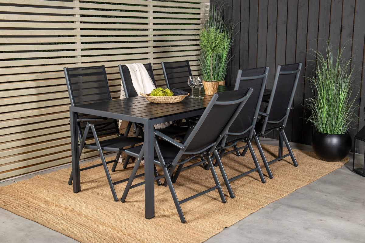 Break Matbord med Break Stolarna – Bord: 74x205x90 Stol: 62x107,5x55