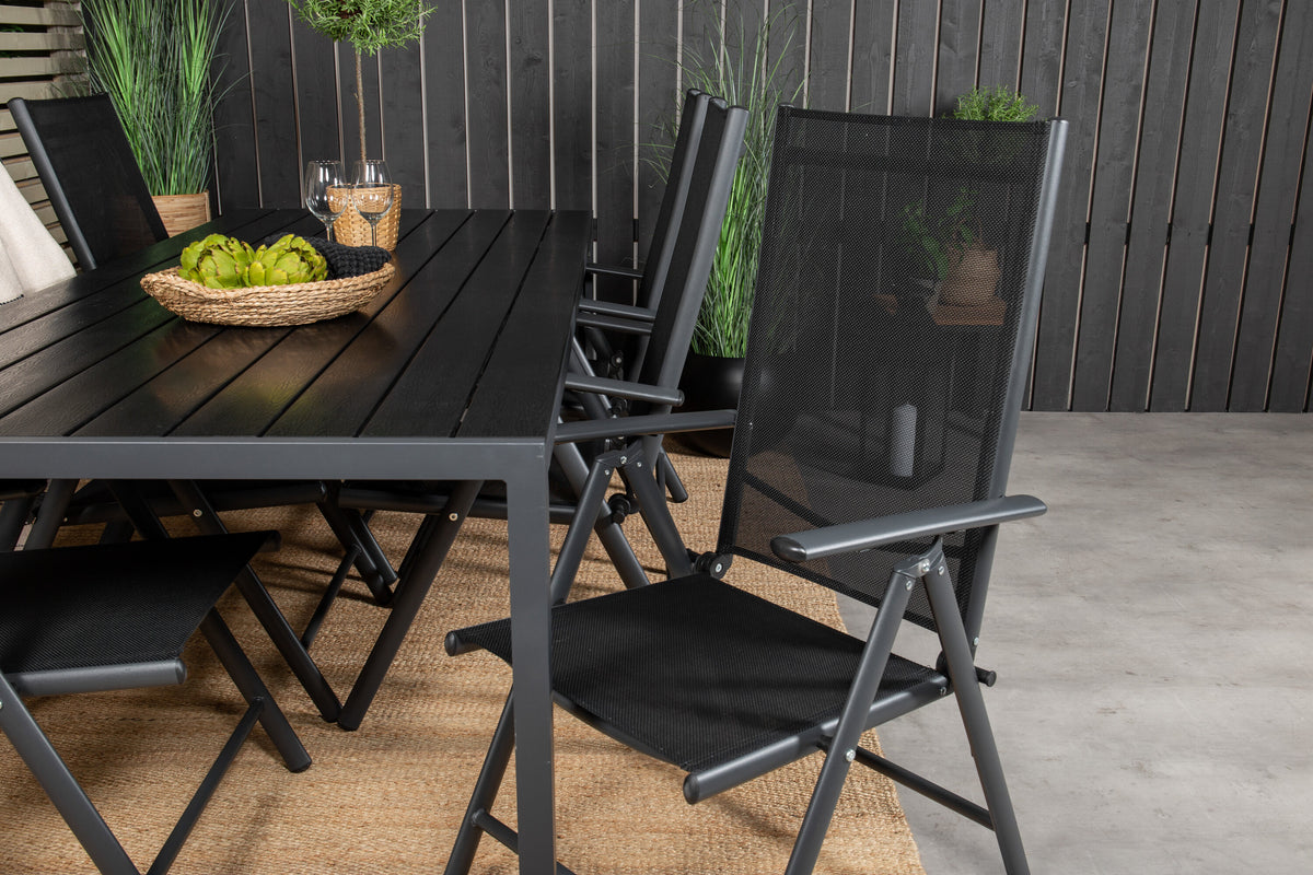 Break Matbord med Break Stolarna – Bord: 74x205x90 Stol: 62x107,5x55