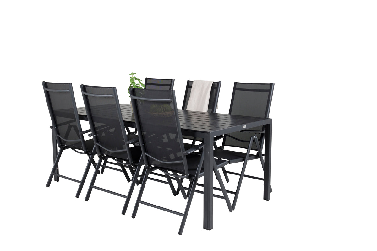 Break Matbord med Break Stolarna – Bord: 74x205x90 Stol: 62x107,5x55