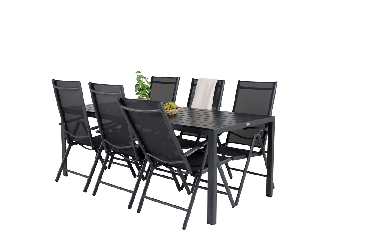Break Matbord med Break Stolarna – Bord: 74x205x90 Stol: 62x107,5x55