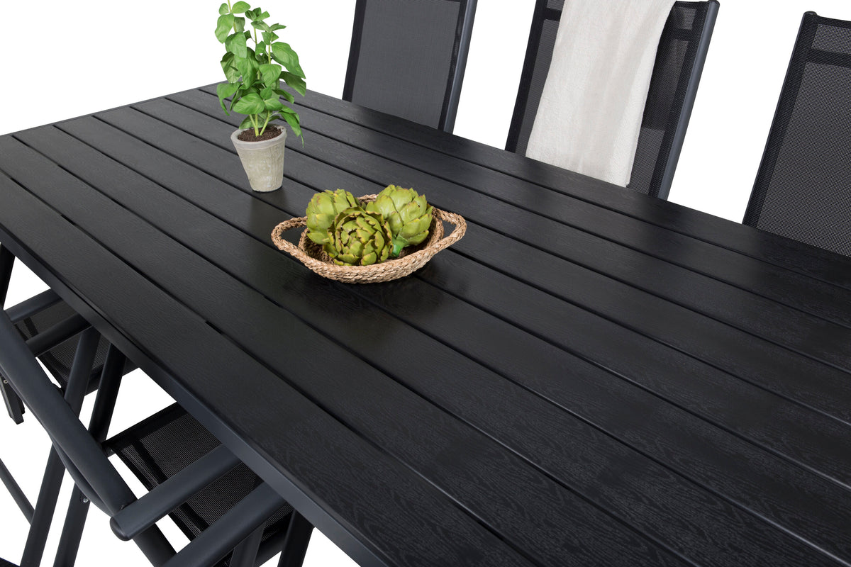 Break Matbord med Break Stolarna – Bord: 74x205x90 Stol: 62x107,5x55