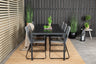 Break Matbord med Lindos Stolarna – Bord: 74x205x90 Stol: 59x85,5x59