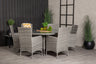 Volta Matbord med Malin Stolarna – Bord: ⌀150 Stol: 65x92x58