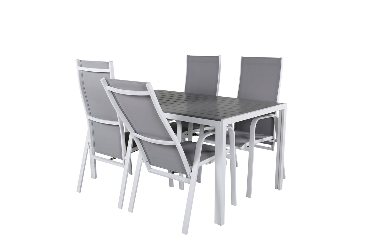 Break Matbord med Copacabana Stolarna – Bord: 74x150x90 Stol: 65x110x56,5
