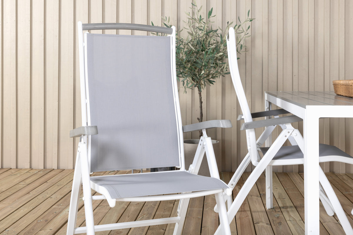 Break Matbord med Albany Stolarna – Bord: 74x150x90 Stol: 73x109x61