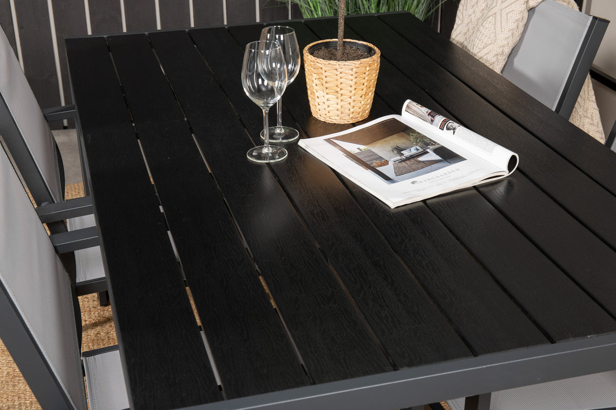 Break Matbord med Copacabana Stolarna – Bord: 74x150x90 Stol: 56x88x60