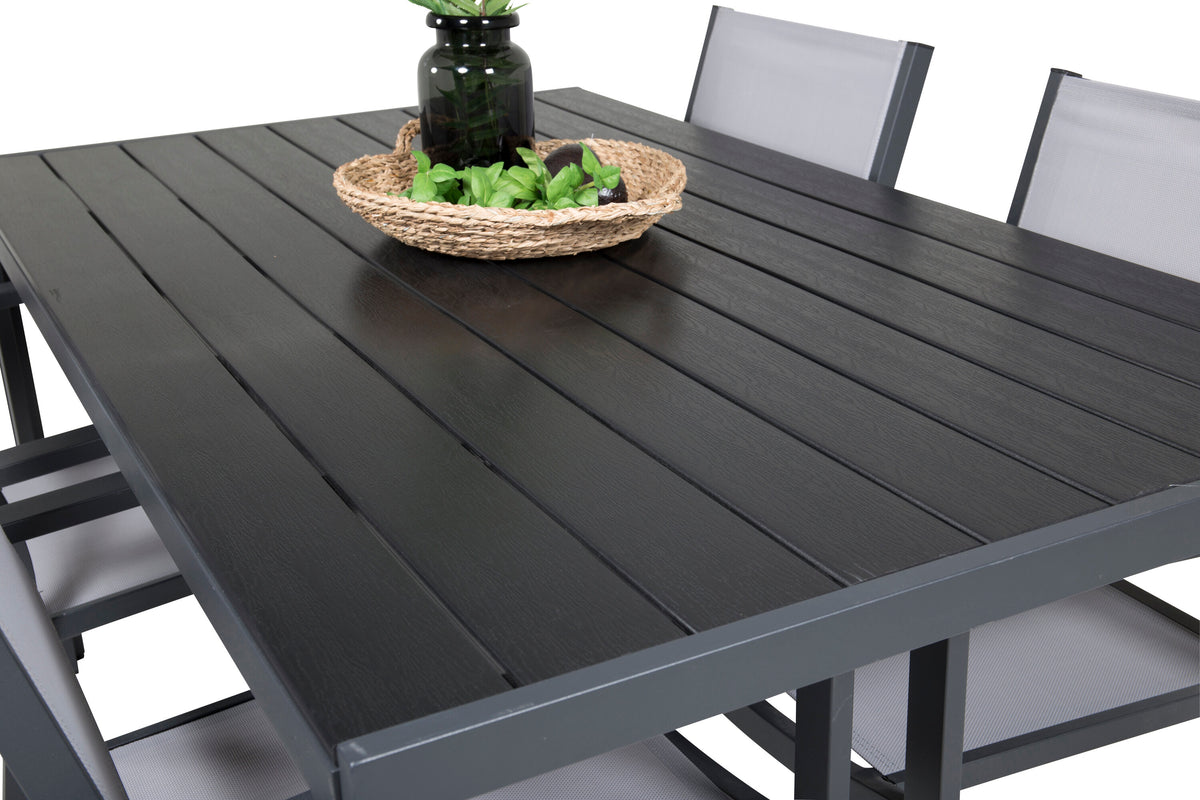 Break Matbord med Copacabana Stolarna – Bord: 74x150x90 Stol: 56x88x60