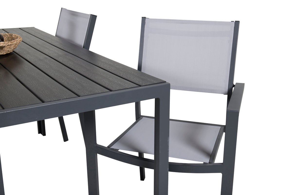 Break Matbord med Copacabana Stolarna – Bord: 74x150x90 Stol: 56x88x60