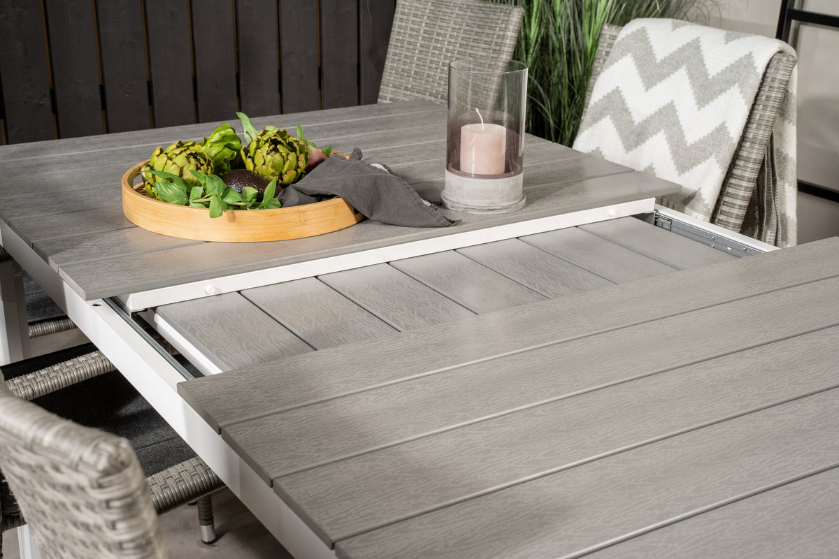 Levels Matbord med Anna Stolarna – Bord: 75x160x100 Stol: 62x96x55