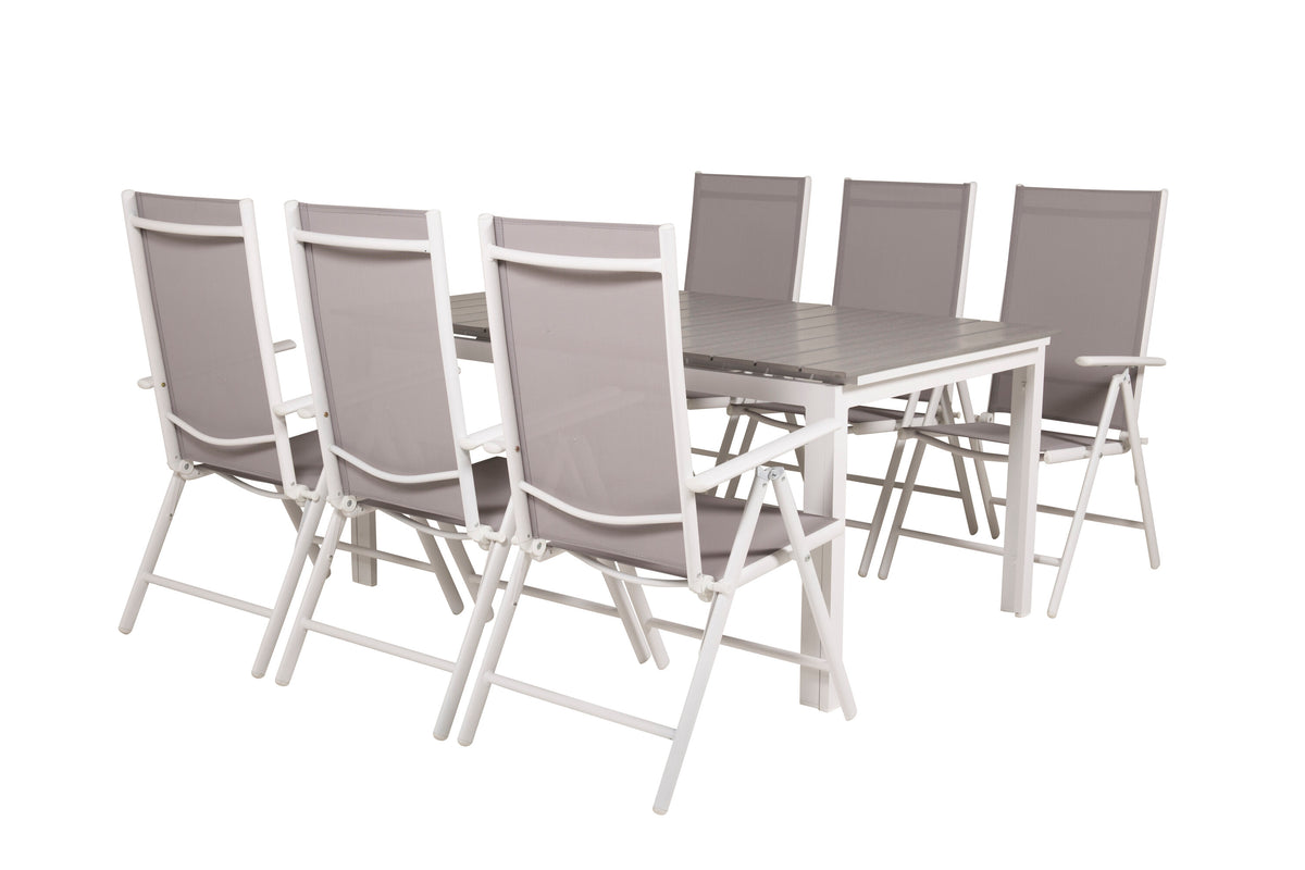 Levels Matbord med Break Stolarna – Bord: 75x160x100 Stol: 62x107,5x55