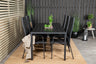 Break Matbord med Copacabana Stolarna – Bord: 74x205x90 Stol: 65x110x56,5