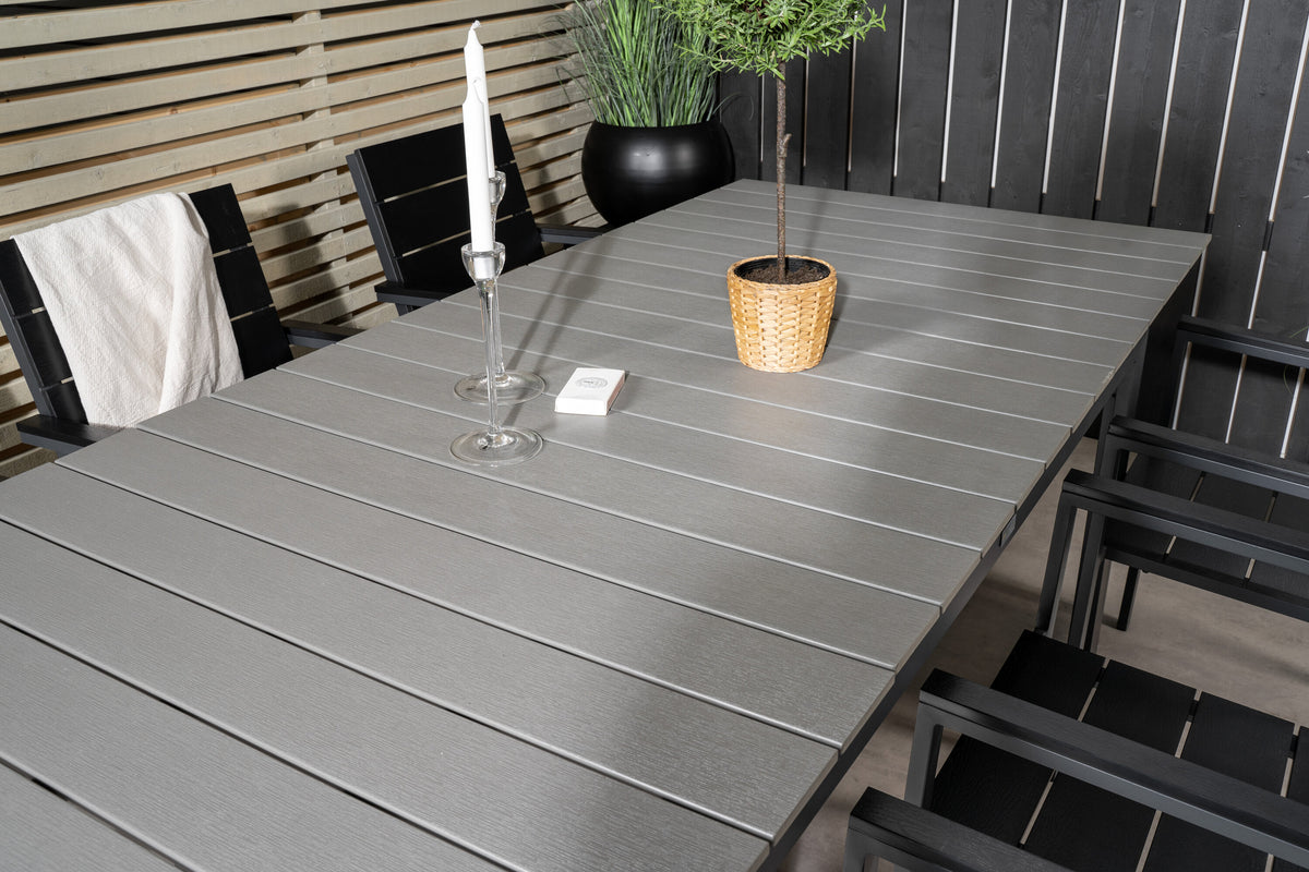 Levels Matbord med Levels Stolarna – Bord: 75x160x100 Stol: 59x89x57