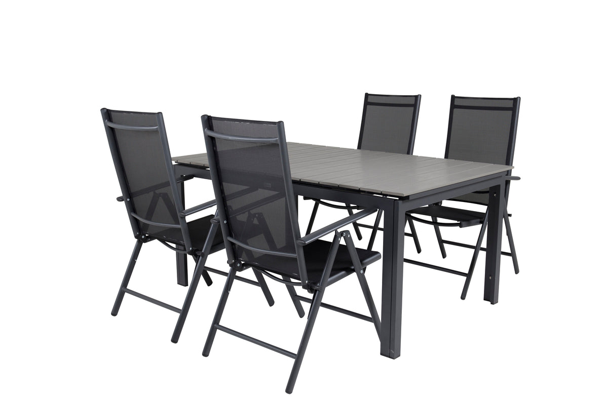 Levels Matbord med Break Stolarna – Bord: 75x160x100 Stol: 62x107,5x55