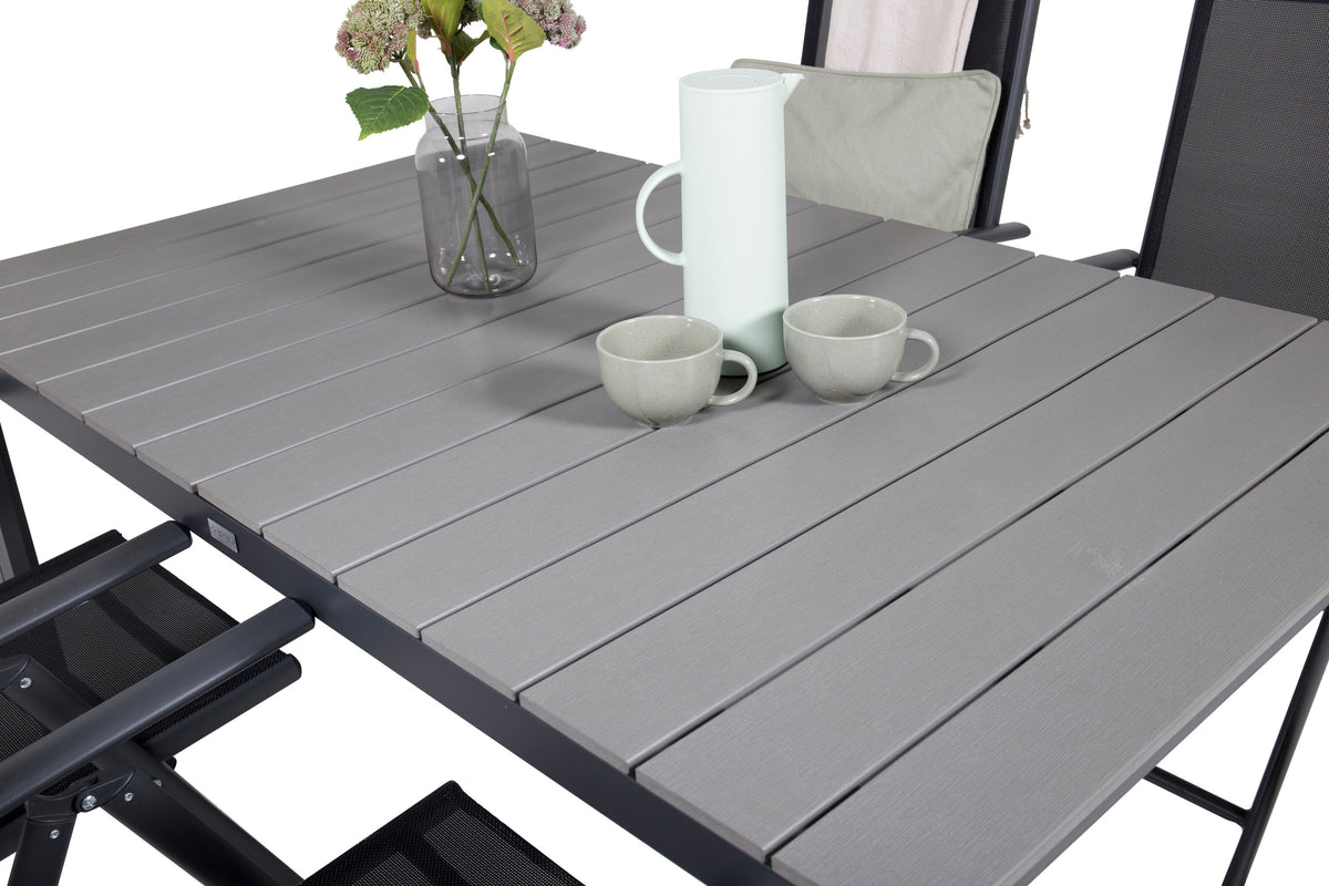 Levels Matbord med Break Stolarna – Bord: 75x160x100 Stol: 62x107,5x55