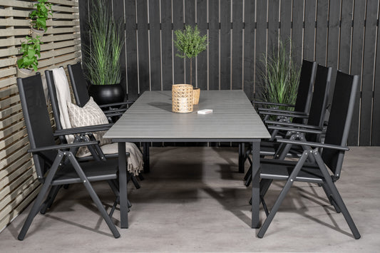 Levels Matbord med Break Stolarna – Bord: 75x160x100 Stol: 62x107,5x55