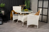Volta Matbord med Malin Stolarna – Bord: ⌀90 Stol: 65x92x58