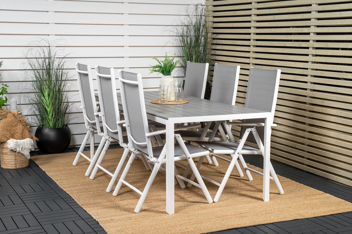 Break Matbord med Break Stolarna – Bord: 74x205x90 Stol: 62x107,5x55