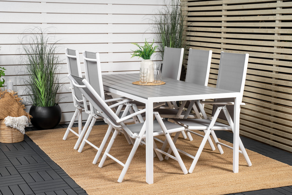 Break Matbord med Break Stolarna – Bord: 74x205x90 Stol: 62x107,5x55