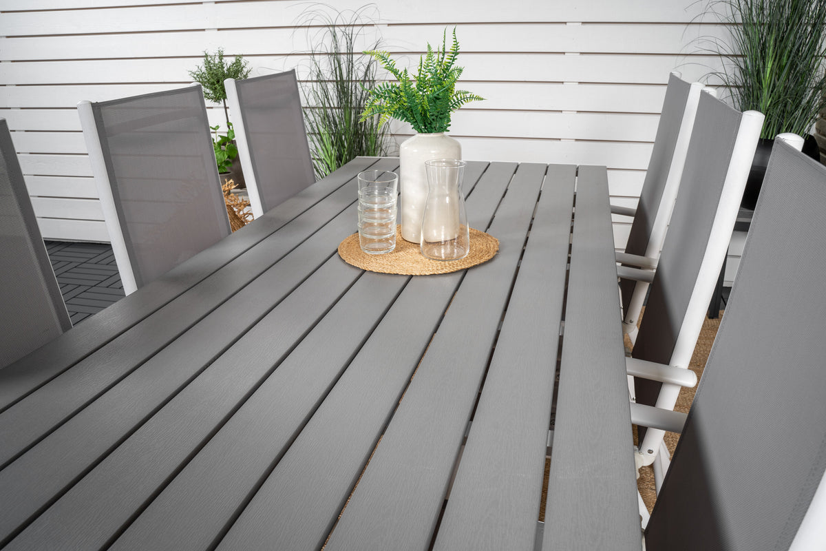 Break Matbord med Break Stolarna – Bord: 74x205x90 Stol: 62x107,5x55