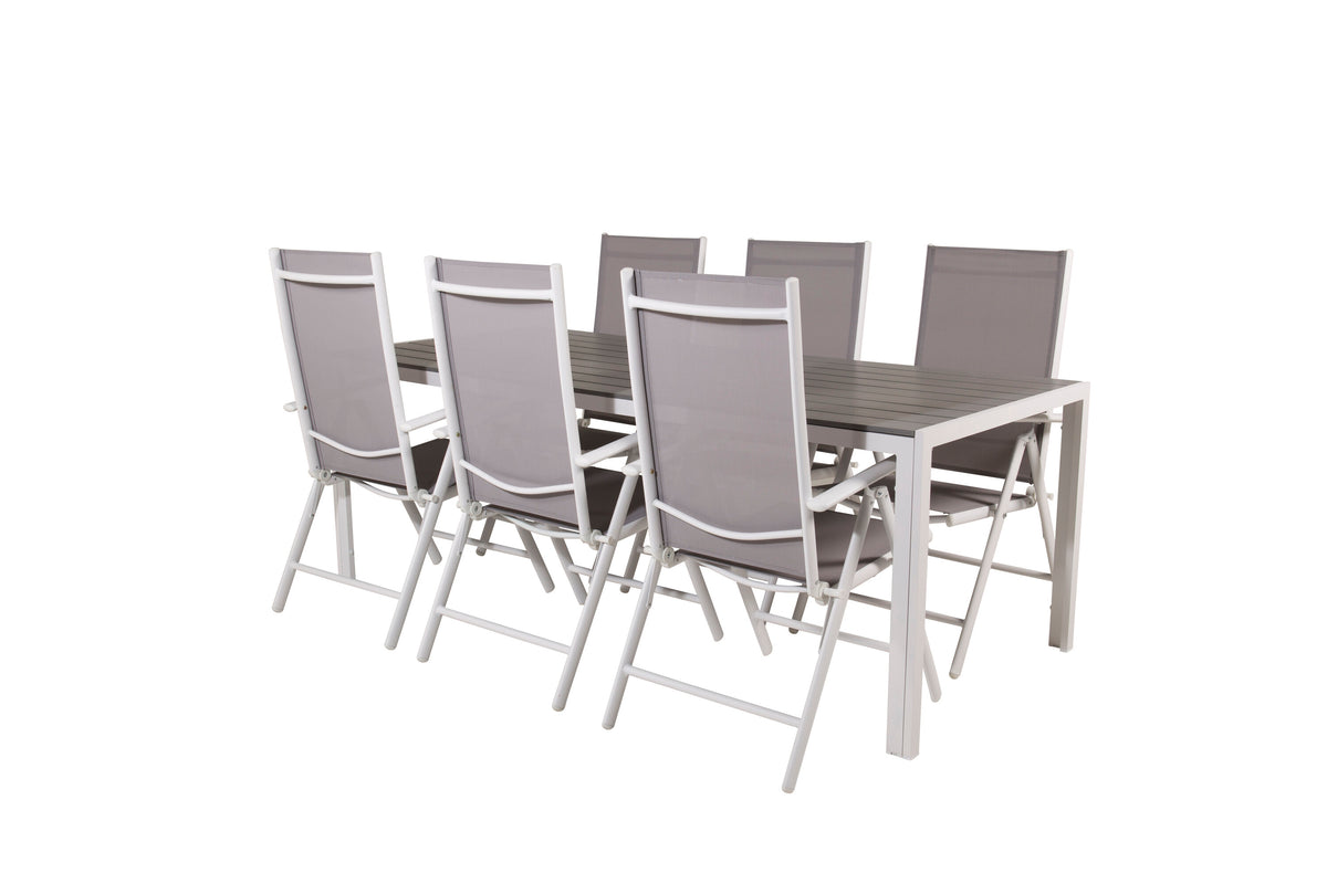 Break Matbord med Break Stolarna – Bord: 74x205x90 Stol: 62x107,5x55