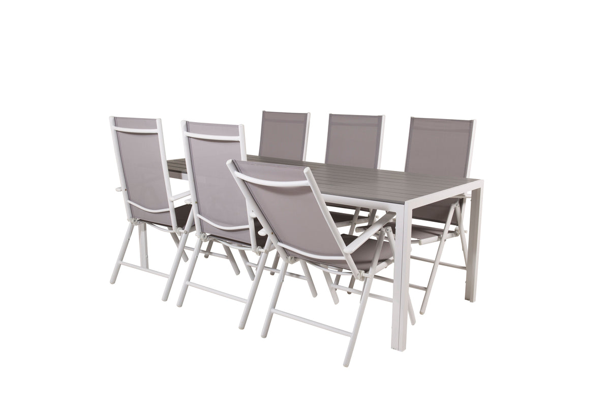 Break Matbord med Break Stolarna – Bord: 74x205x90 Stol: 62x107,5x55