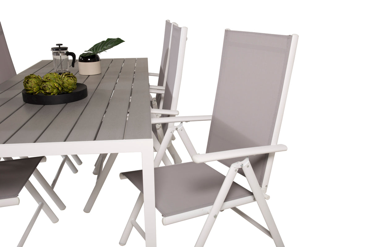 Break Matbord med Break Stolarna – Bord: 74x205x90 Stol: 62x107,5x55
