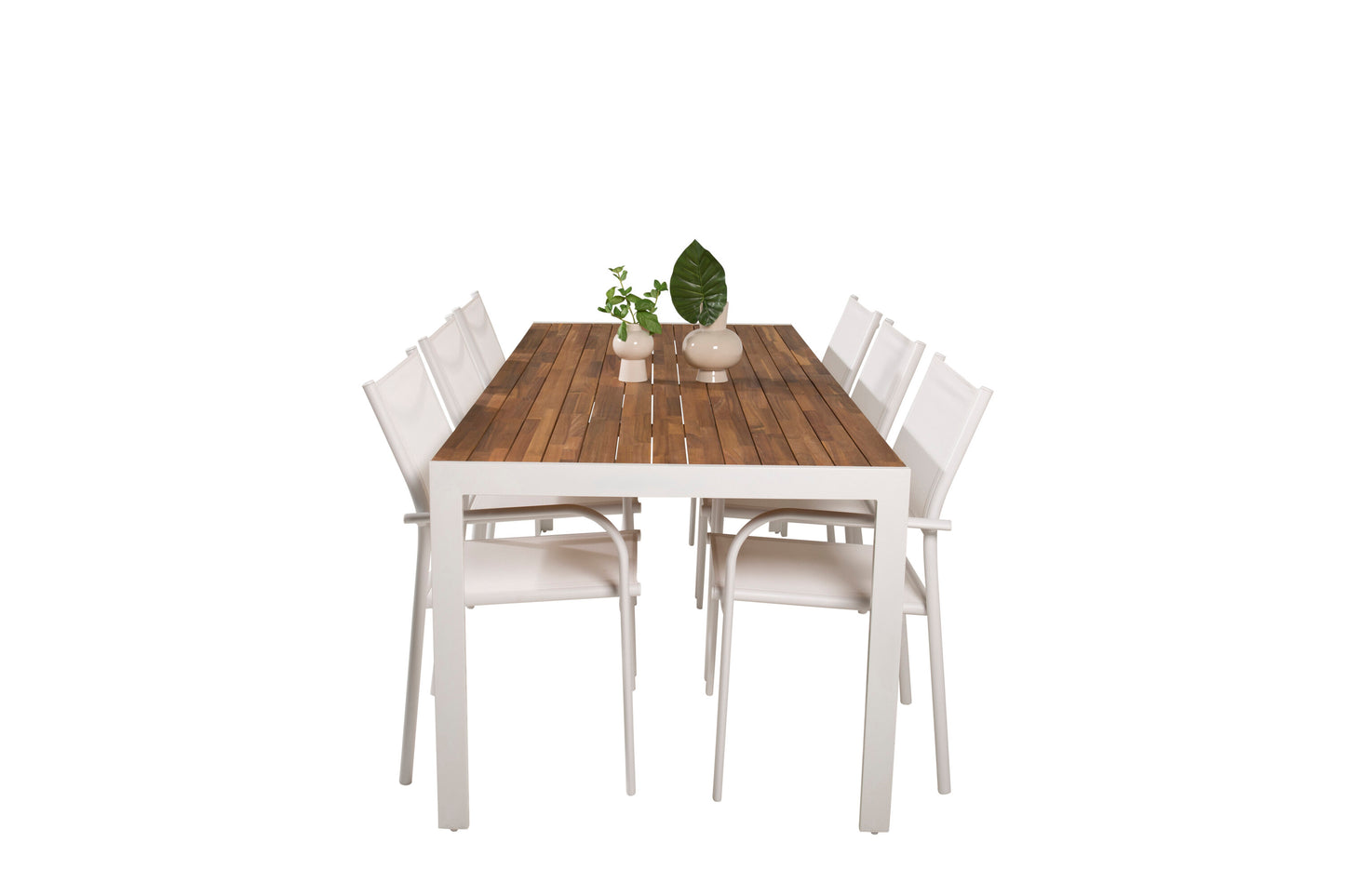 Bois Matbord med Santorini Stolarna Matgrupp