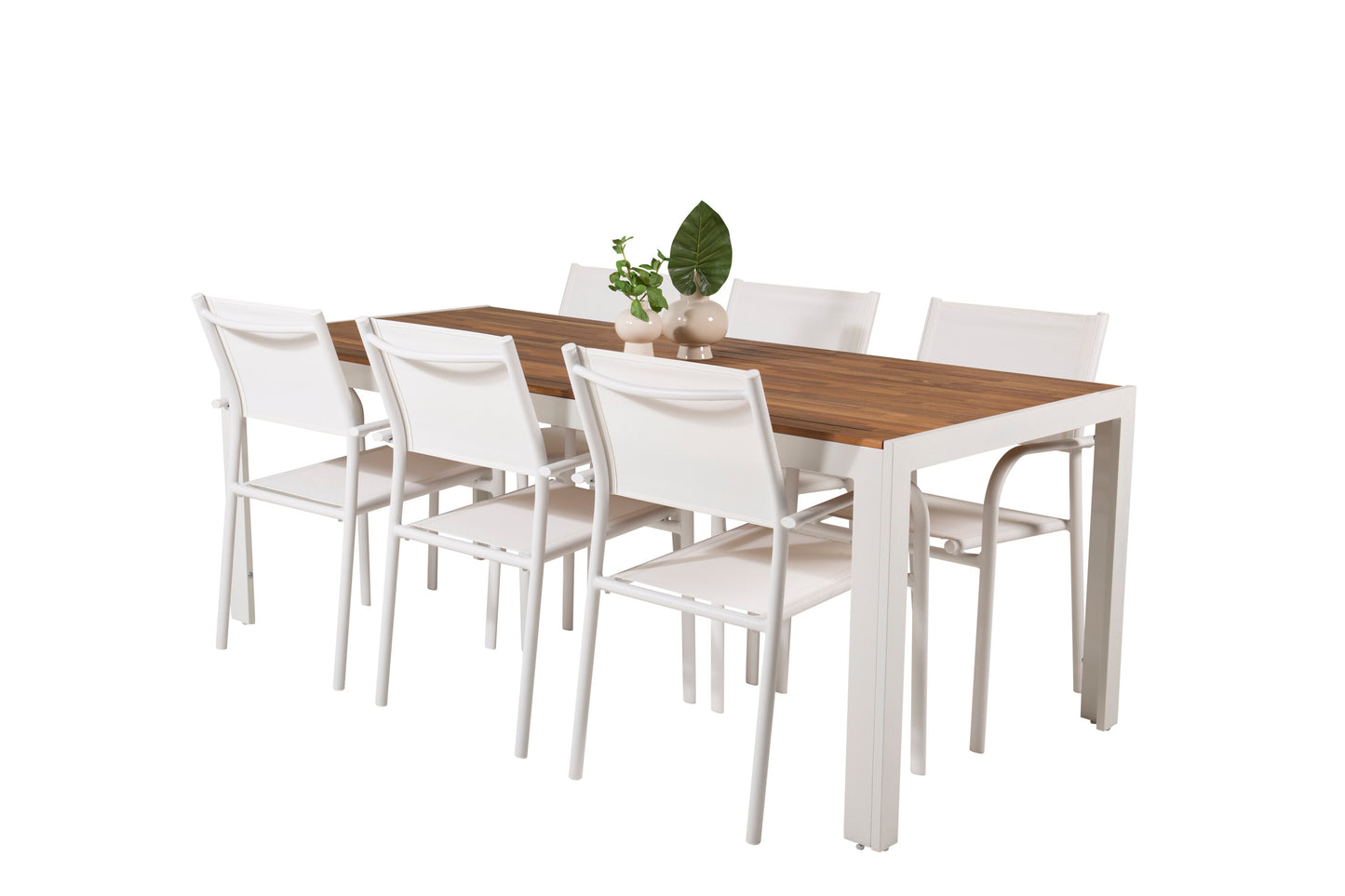 Bois Matbord med Santorini Stolarna Matgrupp