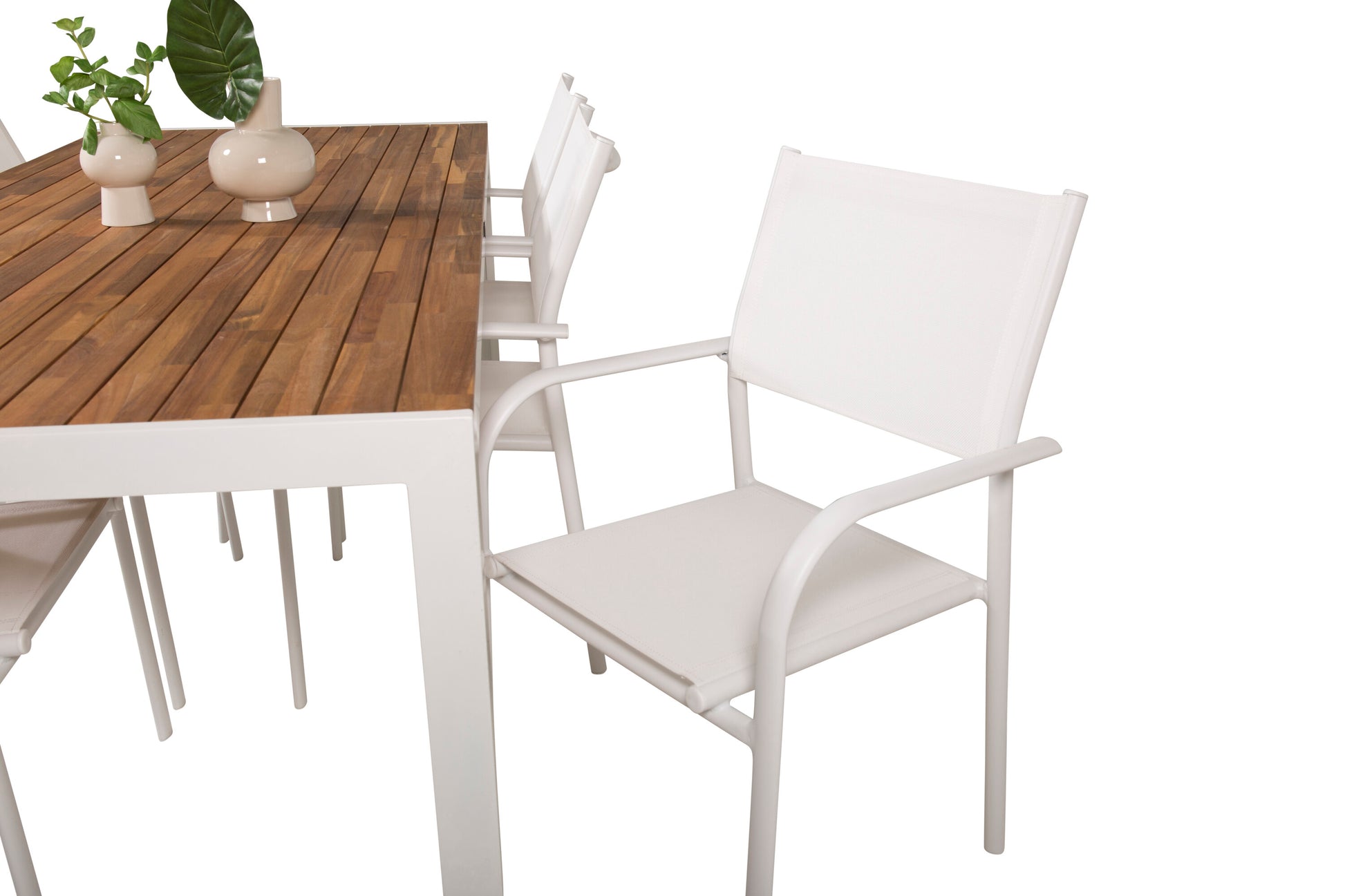 Bois Matbord med Santorini Stolarna Matgrupp