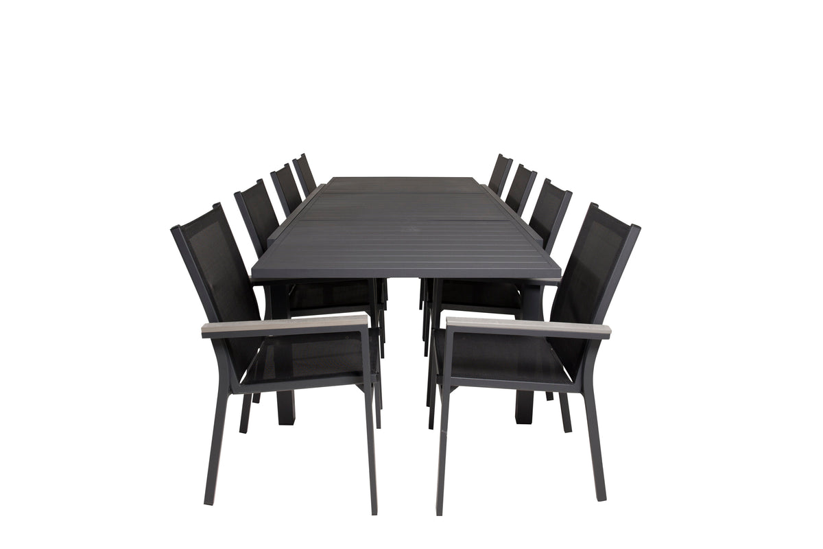 Marbella Matbord med Parma Stolarna – Aluminium