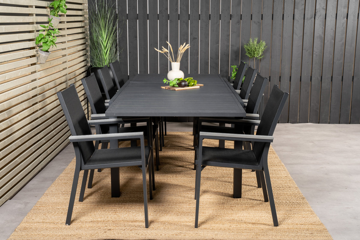 Marbella Matbord med Parma Stolarna – Aluminium
