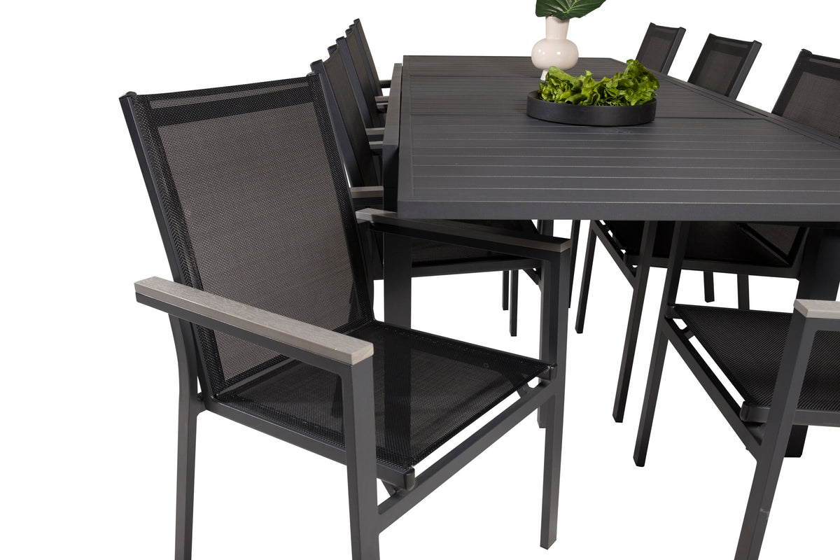 Marbella Matbord med Parma Stolarna – Aluminium