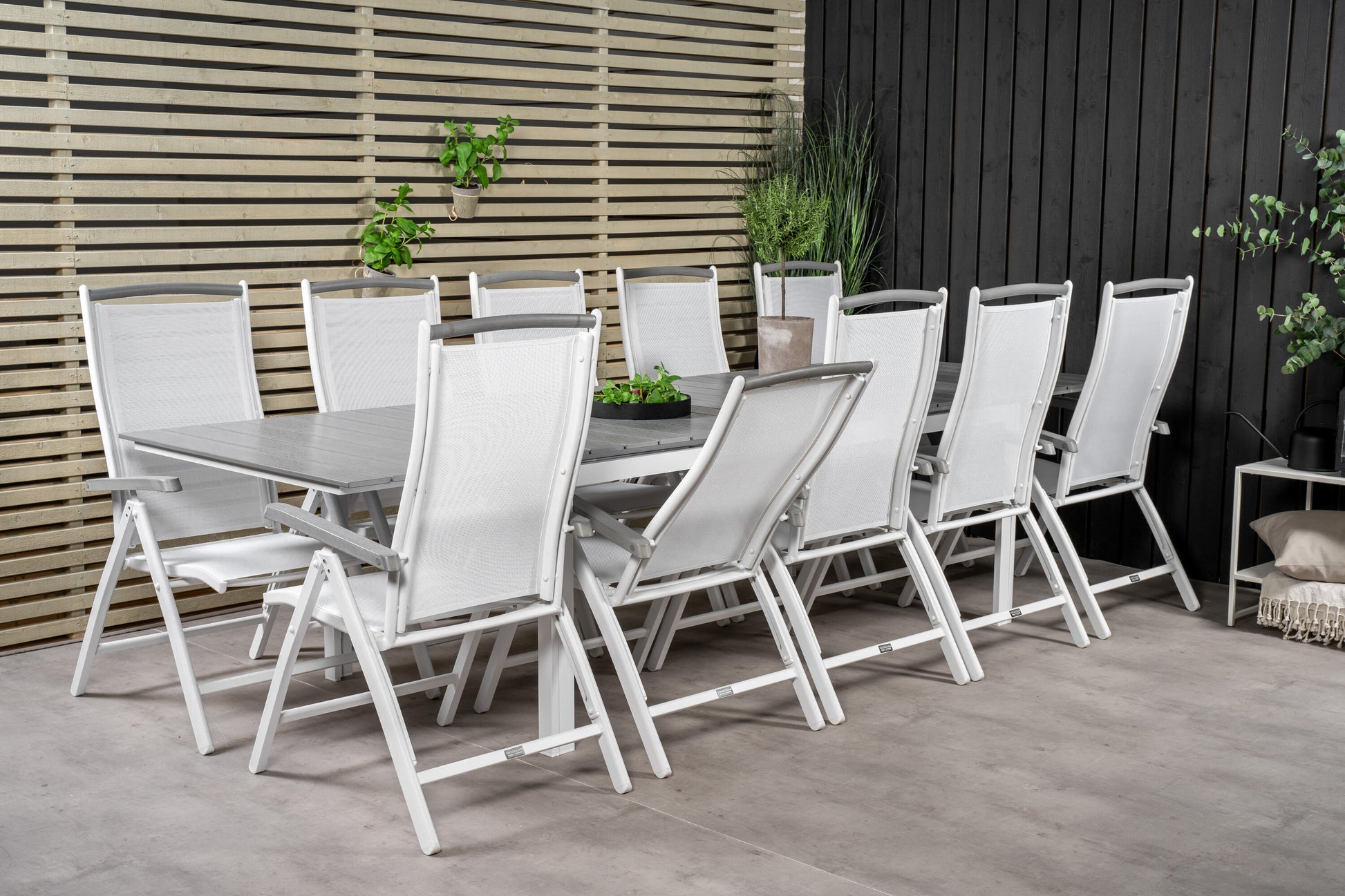 Levels Matbord med Albany Stolarna Matgrupp