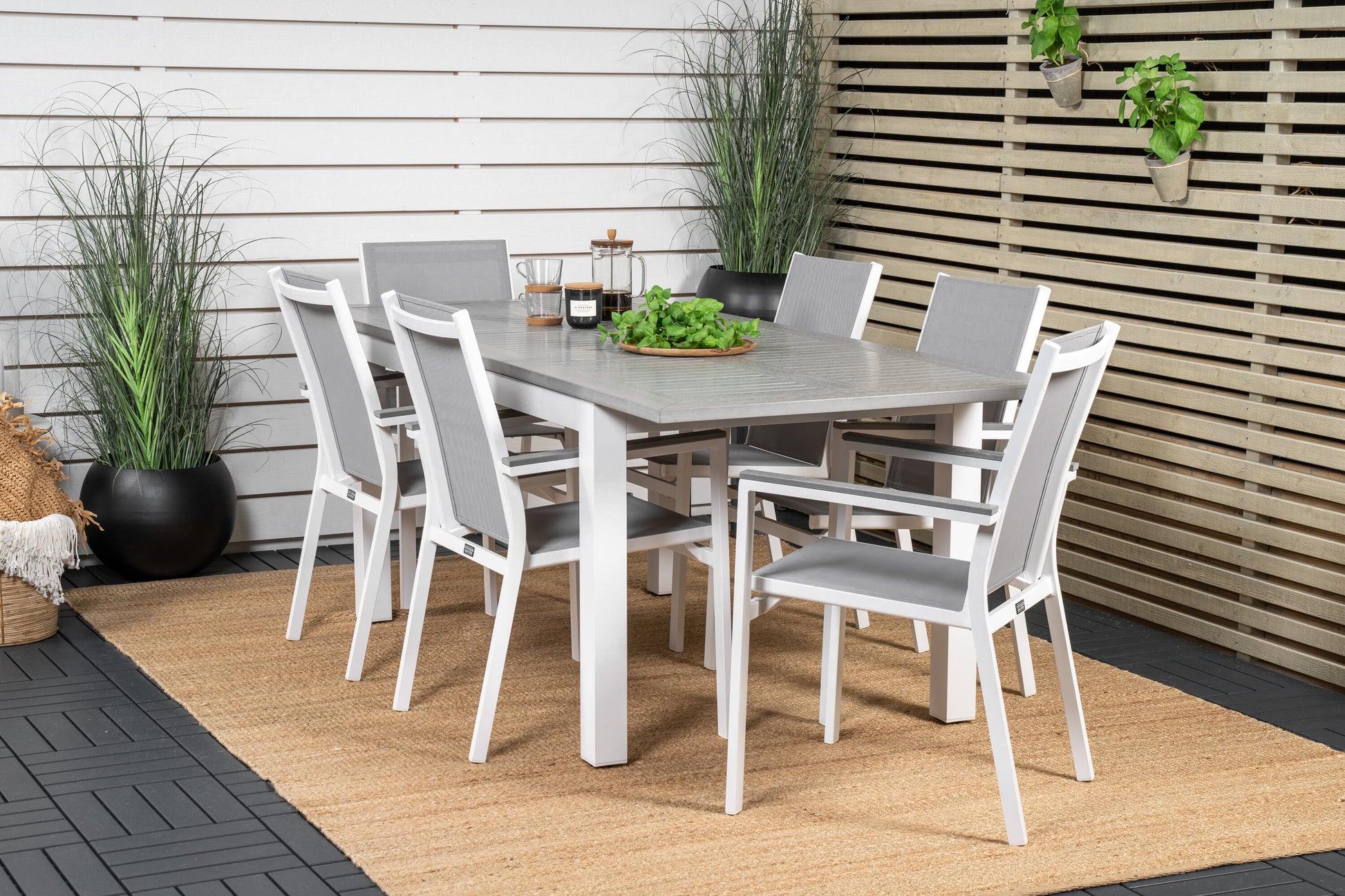 Albany Matbord med Parma Stolarna Matgrupp