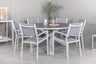 Copacabana Matbord med Copacabana Stolarna – Bord: ⌀140 Stol: 60,5x88x56,5