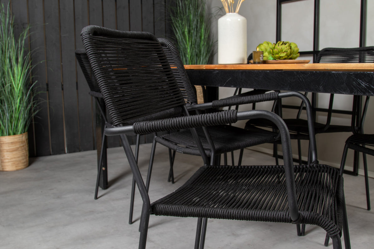 Bois Matbord med Lindos Stolarna – Akacia