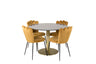 Estelle Matbord med Limhamn Stolarna – Bord: ⌀106 Stol: 54x82,5x44,5