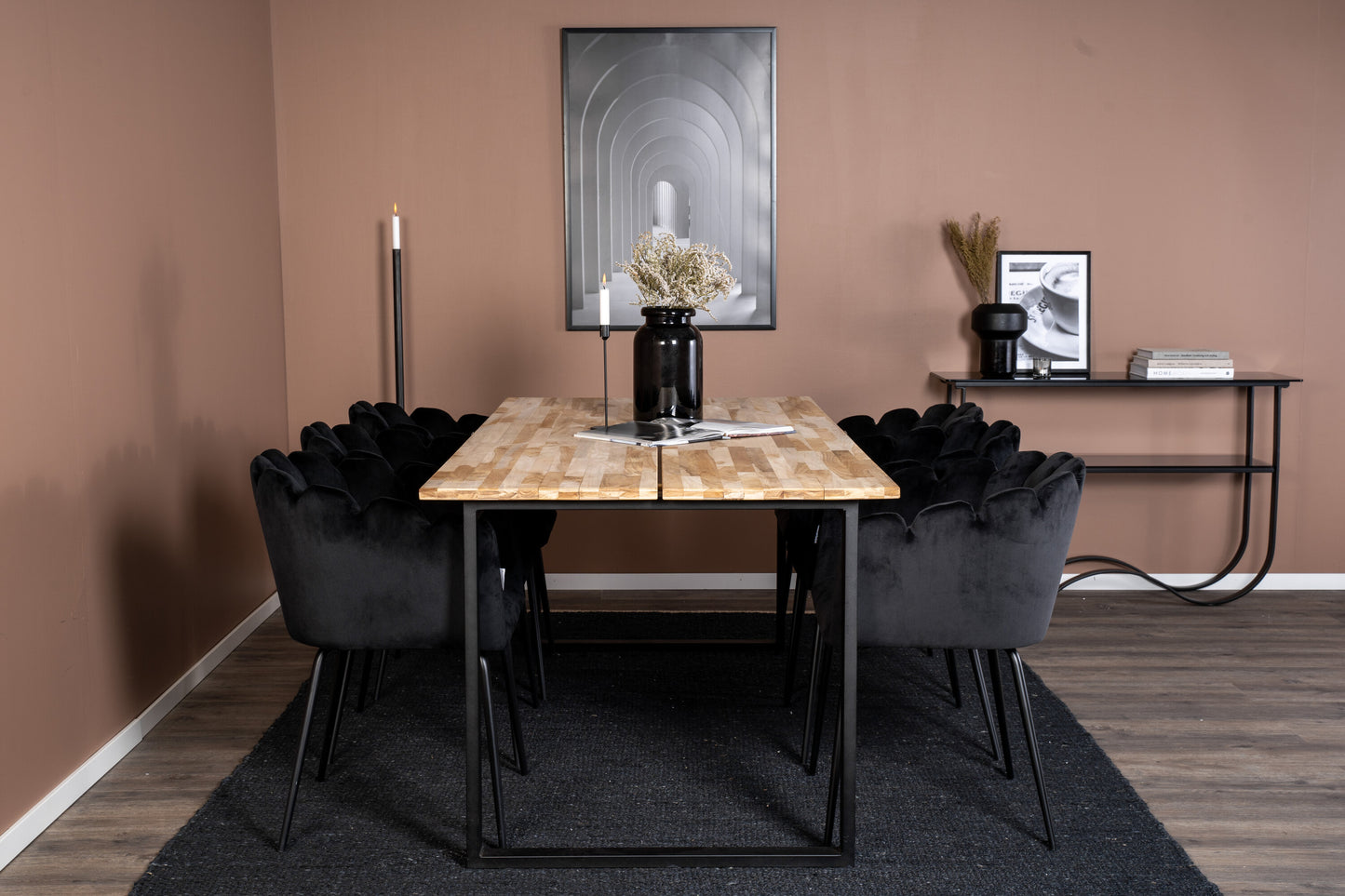 Cirebon Matbord med Limhamn Stolarna Matgrupp