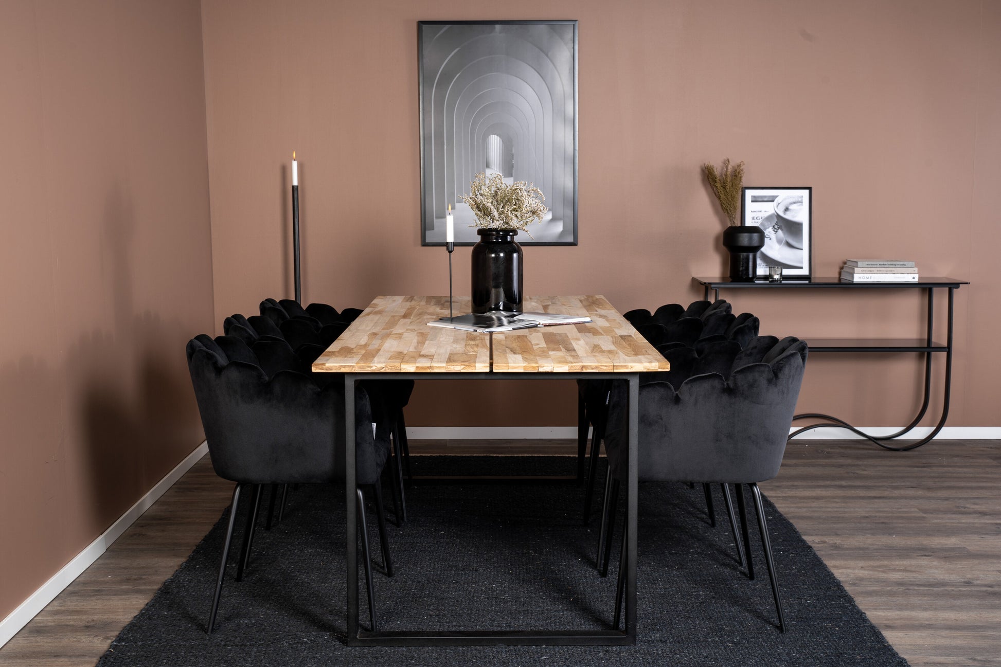 Cirebon Matbord med Limhamn Stolarna Matgrupp