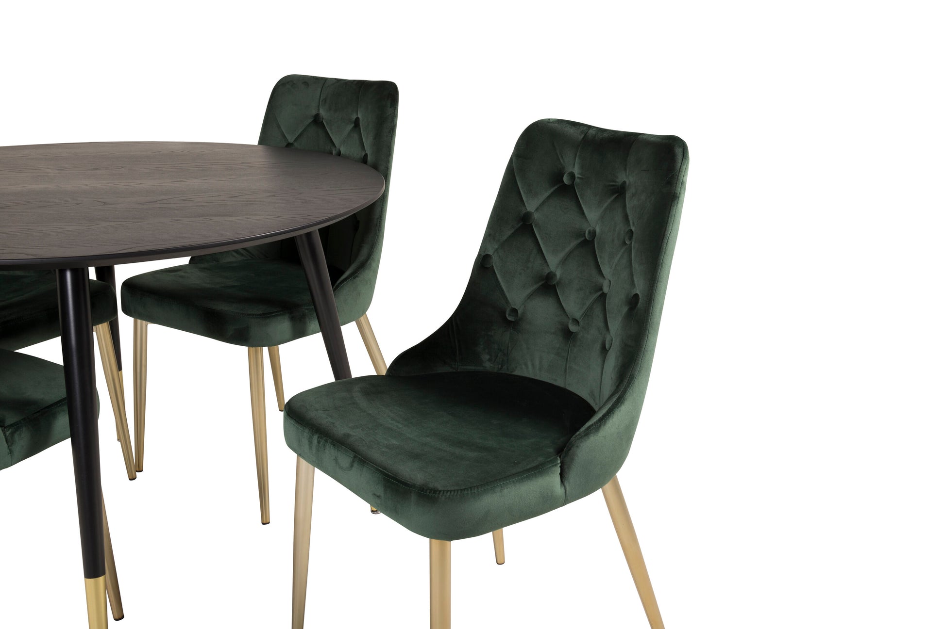 Dipp Matbord med Velvet Deluxe Stolarna Matgrupp