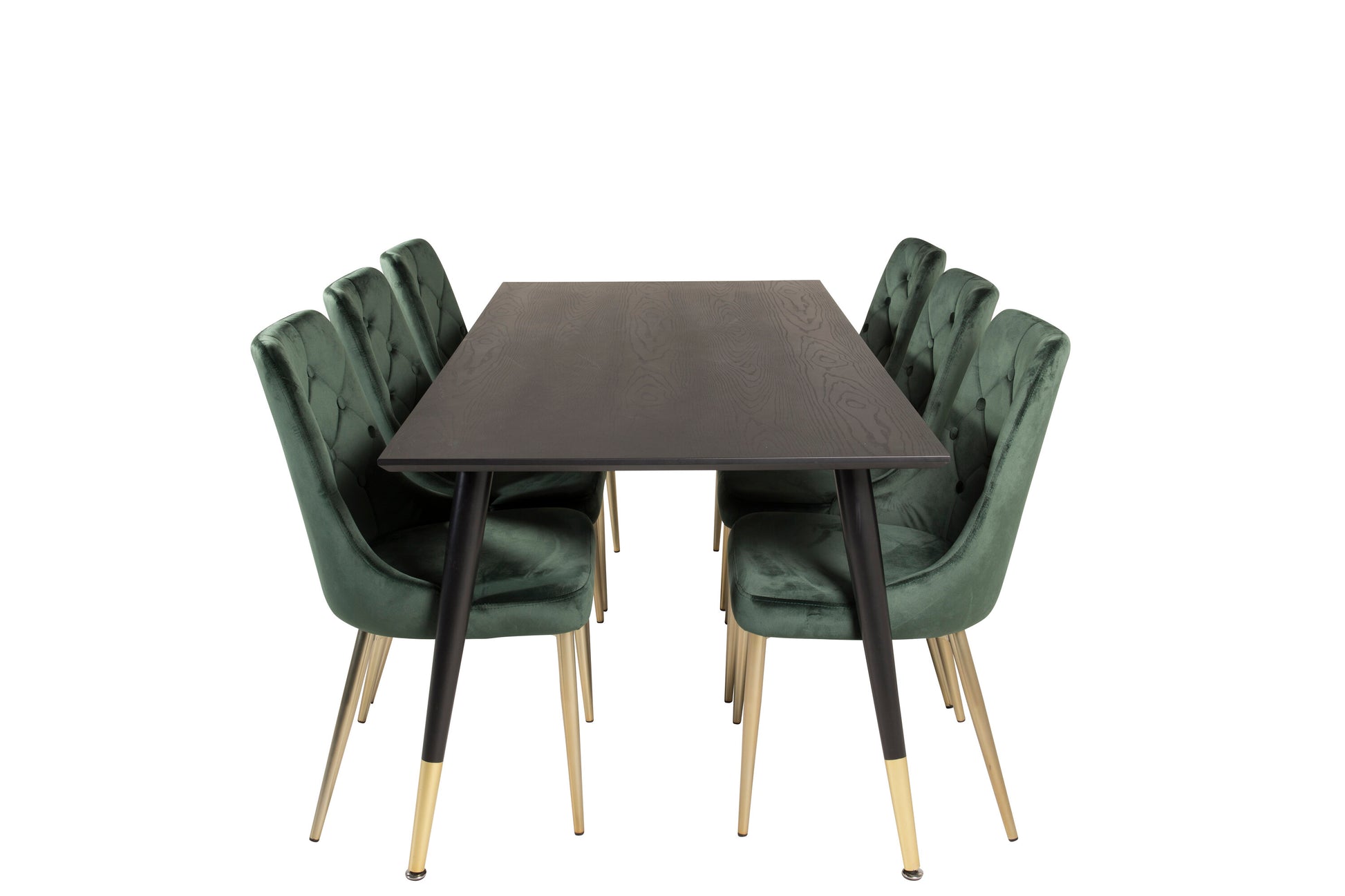 Dipp Matbord med Velvet Deluxe Stolarna Matgrupp