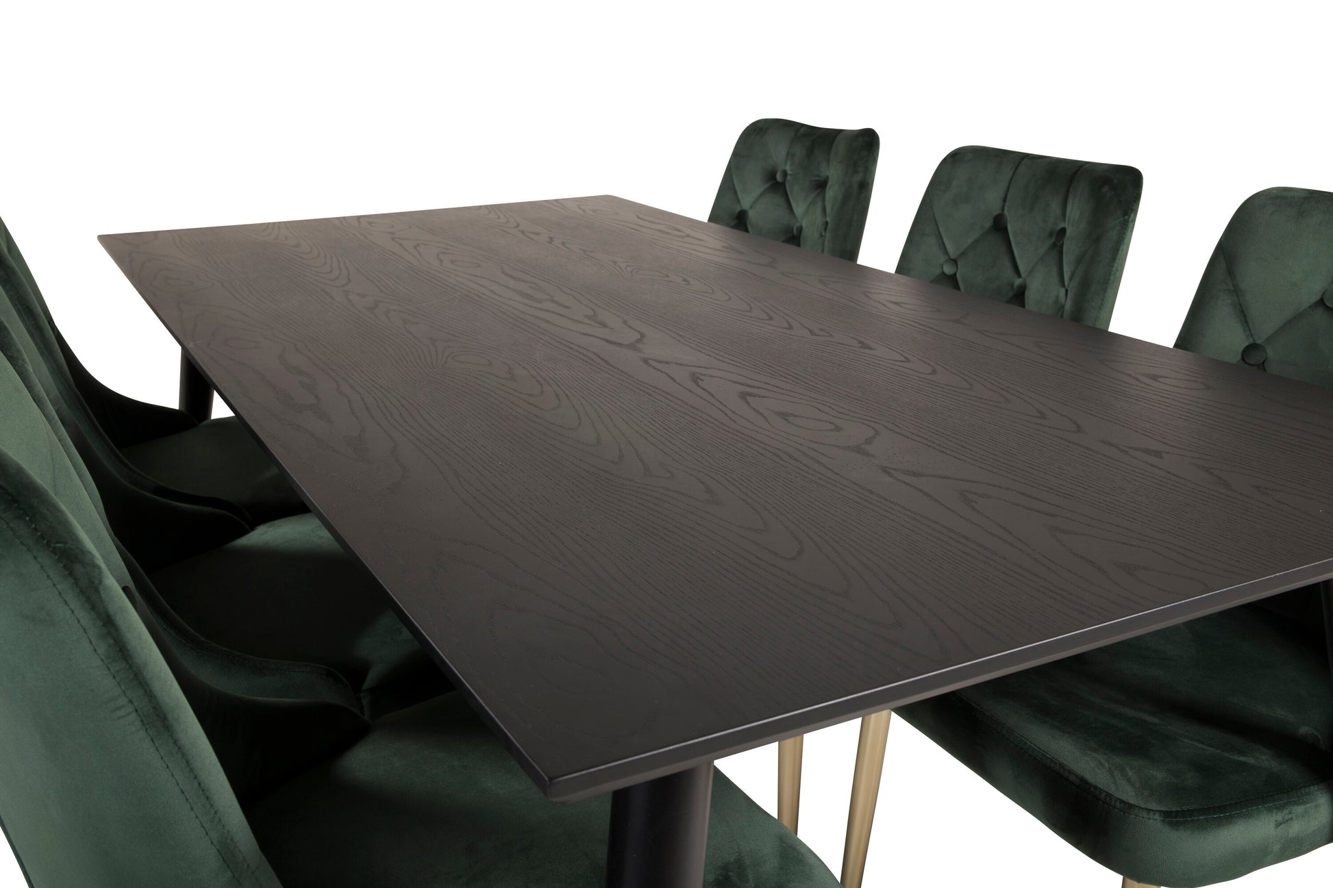 Dipp Matbord med Velvet Deluxe Stolarna Matgrupp