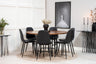 Copenhagen Matbord med Polar Stolarna – Bord: ⌀140 Stol: 43x85,3x43,5