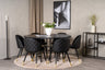 Copenhagen Matbord med Velvet Stolarna – Bord: ⌀140 Stol: 57x76,5x50